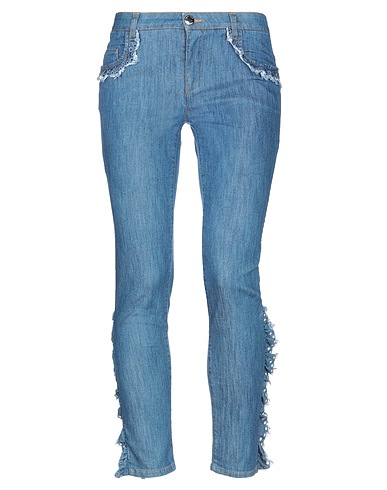 BOUTIQUE MOSCHINO Denim trousers Blue 98% Cotton, 2% Other Fibres