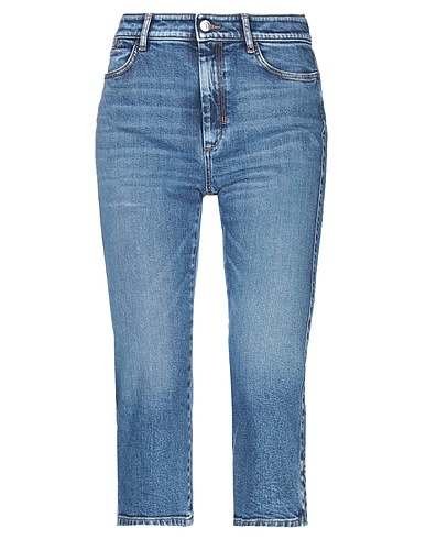 SPORTMAX CODE Bootcut Jeans Blue 99% Cotton, 1% Elastane