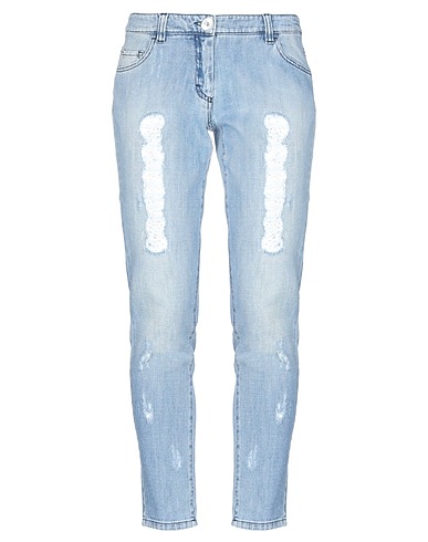 BLUGIRL Denim pants Blue 100% Cotton