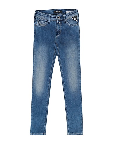 REPLAY & SONS Denim pants Blue 92% Cotton, 4% Polyester, 4% Elastane