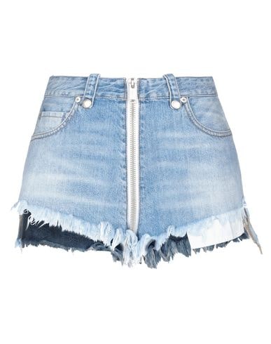 Ben Taverniti Unravel Project Woman Denim Shorts Blue Size 30 Cotton