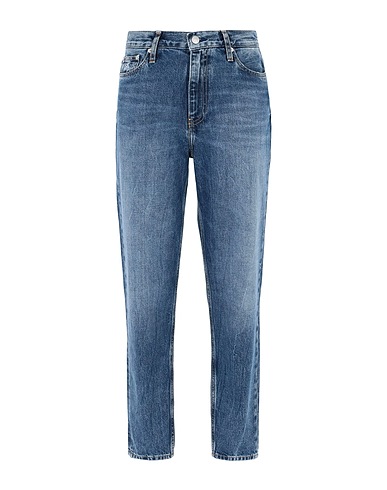 CALVIN KLEIN JEANS Denim trousers Blue 100% Cotton