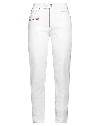 ZOE KARSSEN Pantaloni jeans Bianco 98% Cotone, 2% Elastan