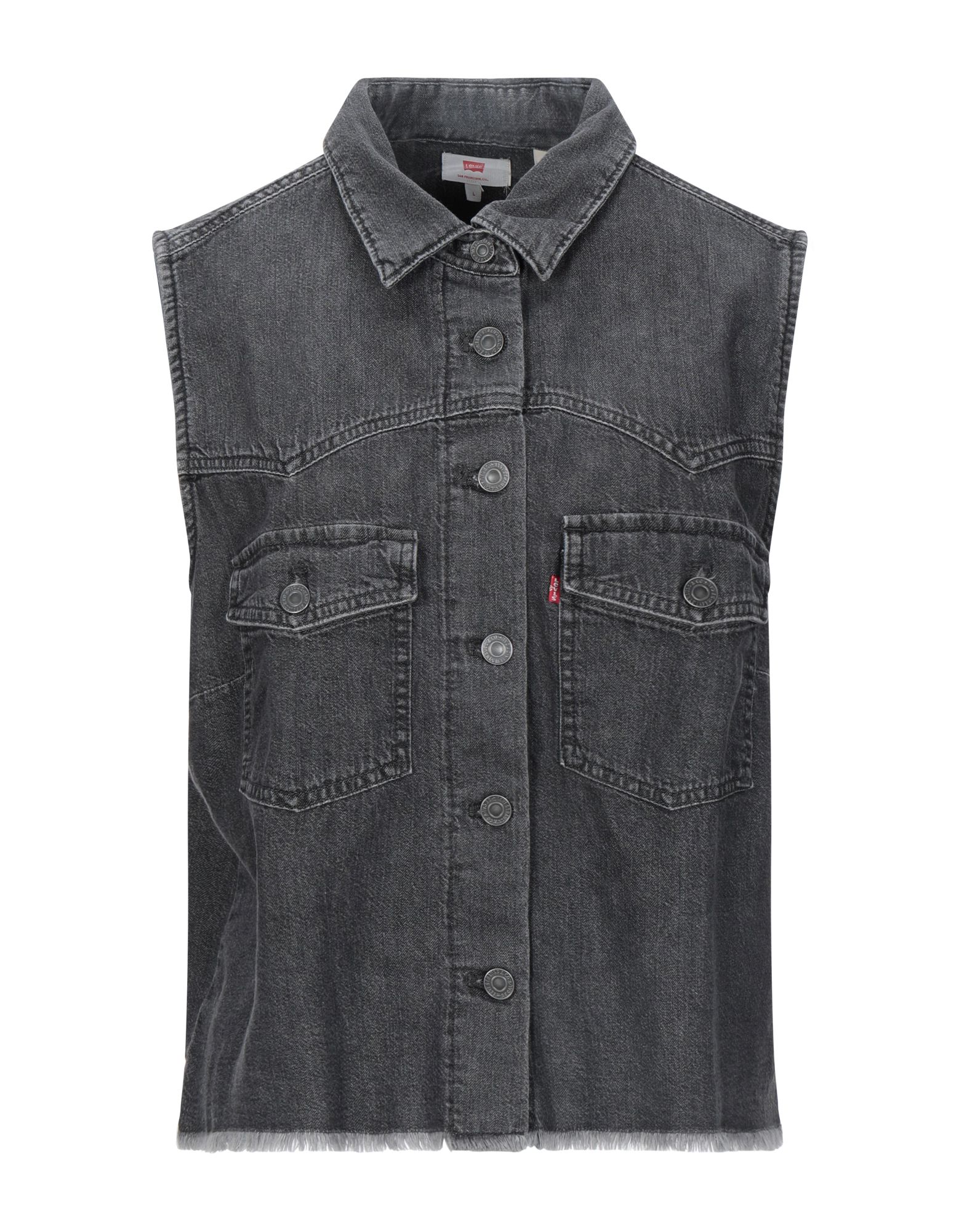 womens black levi denim jacket