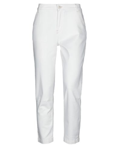 Shop Lorena Antoniazzi Woman Jeans White Size 4 Cotton, Elastane