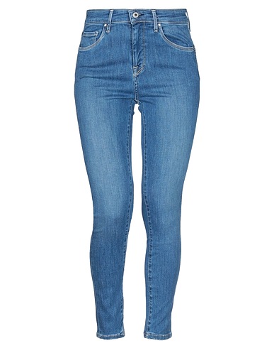 PEPE JEANS Denim trousers Blue 89% Cotton, 6% Polyester, 5% Elastane