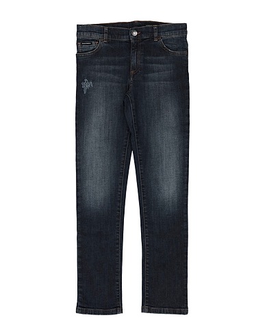 DOLCE&GABBANA Denim trousers Blue 98% Cotton, 2% Elastane