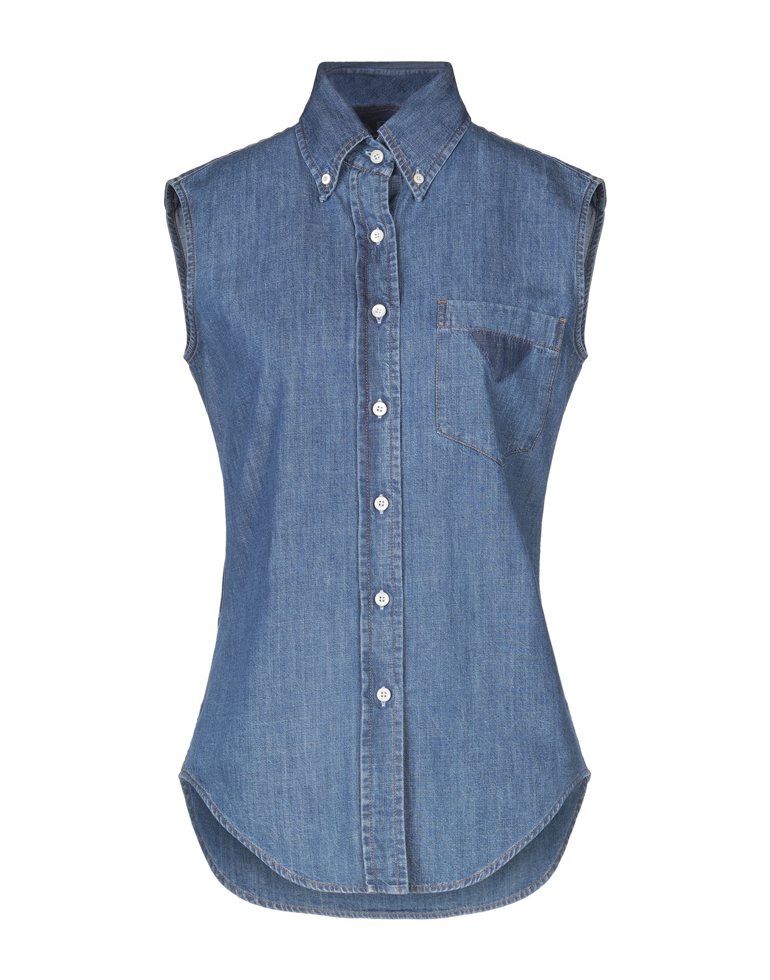 prada denim shirt