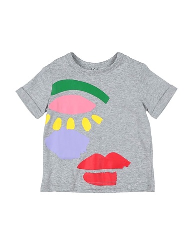STELLA McCARTNEY KIDS T-shirt Grey 100% Cotton, Elastane