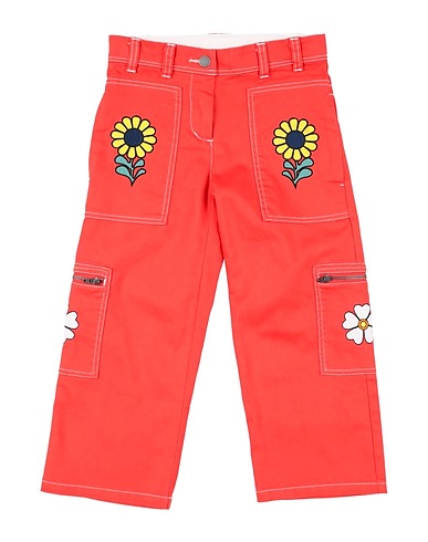 STELLA McCARTNEY KIDS Pantaloni jeans Rosso 98% Cotone, 2% Elastan, Poliestere