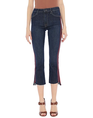 MOTHER Bootcut Jeans Blue 93% Cotton, 6% Polyester, 1% Elastane