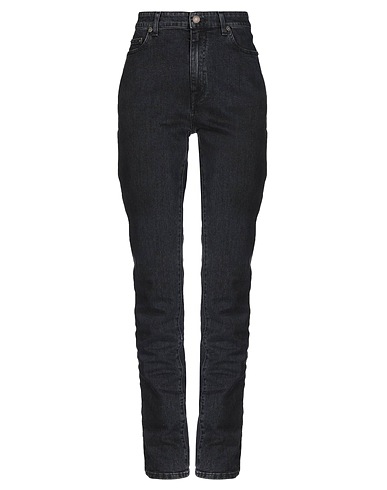 SAINT LAURENT Denim trousers Black 98% Cotton, 2% Elastane