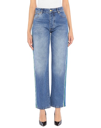 VICTORIA, VICTORIA BECKHAM Pantaloni jeans Blu 100% Cotone