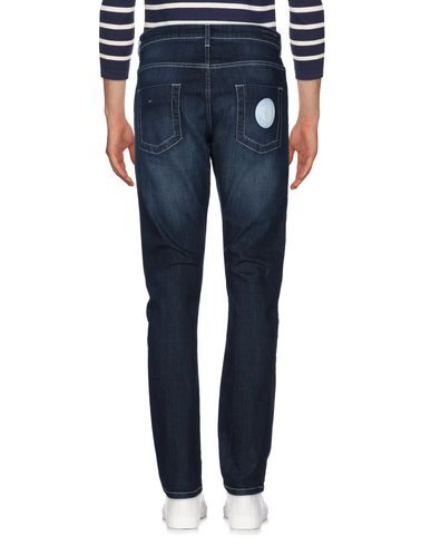 Bikkembergs Denim Pants In Blue