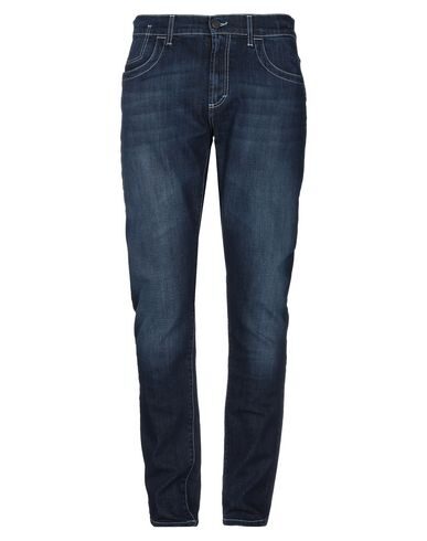 Bikkembergs Denim Pants In Blue