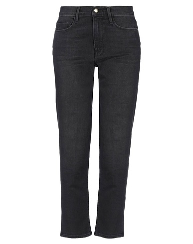 FRAME Denim pants Black 94% Cotton, 5% Polyester, 1% Elastane