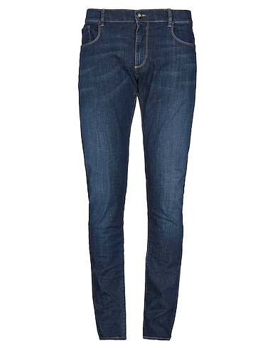 TRUSSARDI JEANS Denim trousers Blue 88% Cotton, 8% Polyester, 4% Elastane