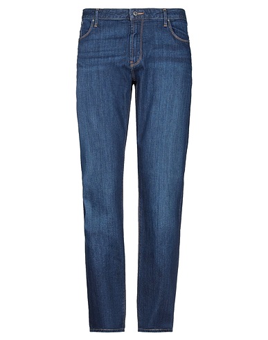 EMPORIO ARMANI Denim pants Blue 98% Cotton, 2% Elastane