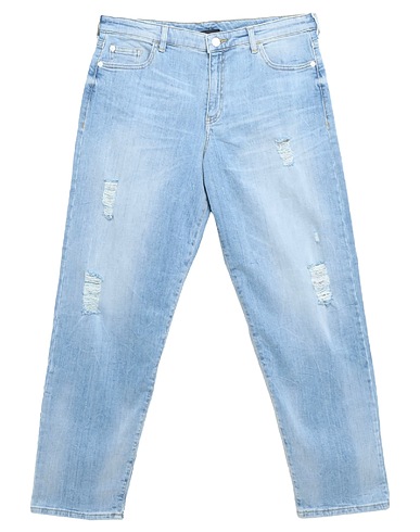 EMPORIO ARMANI Denim pants Blue 98% Cotton, 2% Elastane