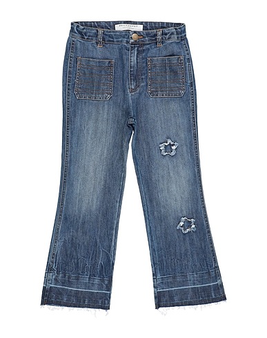 PHILOSOPHY di LORENZO SERAFINI Denim trousers Blue 65% Cotton, 35% T-400 fiber