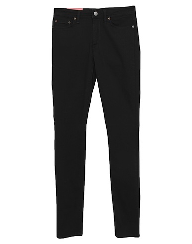ACNE STUDIOS Denim trousers Black 92% Cotton, 5% Polyester, 3% Elastane