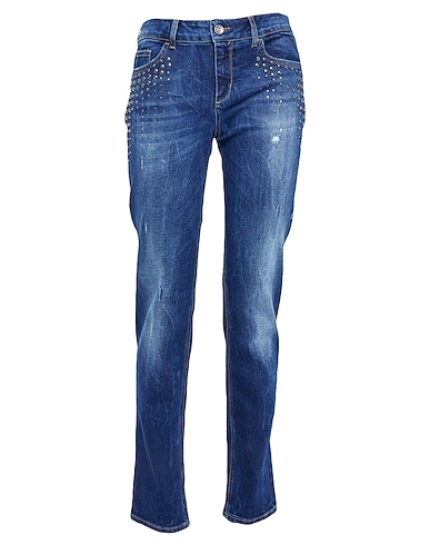LIU •JO Denim pants Blue 98% Cotton, 2% Elastane