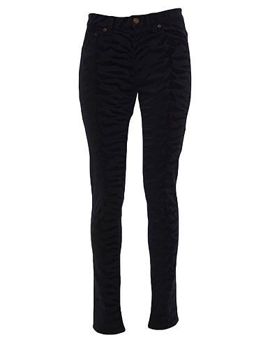SAINT LAURENT Jeans Schwarz 98% Baumwolle, 2% Elastan