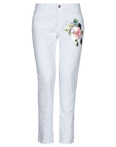 BLUGIRL ジーンズ ホワイト コットン 97% / ポリウレタン 3%