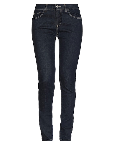 FRANKIE MORELLO Denim trousers Blue 98% Cotton, 2% Elastane