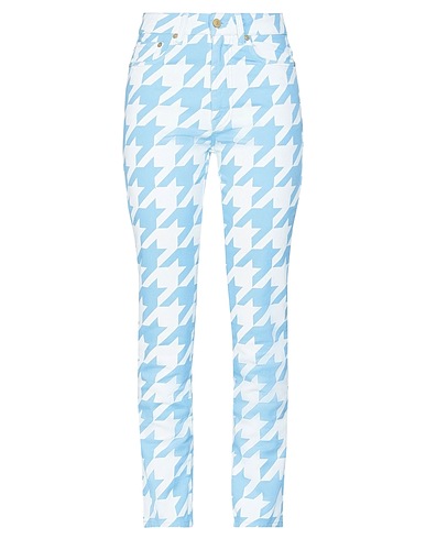 CHIARA FERRAGNI Pantaloni jeans Azzurro 100% Cotone