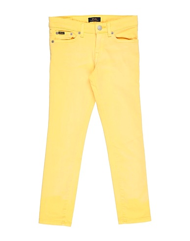 POLO RALPH LAUREN Denim trousers TOMPKIN SKINNY DENIM JEANS Yellow 92% Cotton, 6% Elasterell-p, 2% Elastane