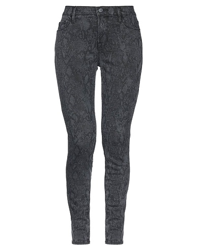 FRAME Denim trousers Black 76% Cotton, 15% Modal, 6% Polyester, 3% Elastane