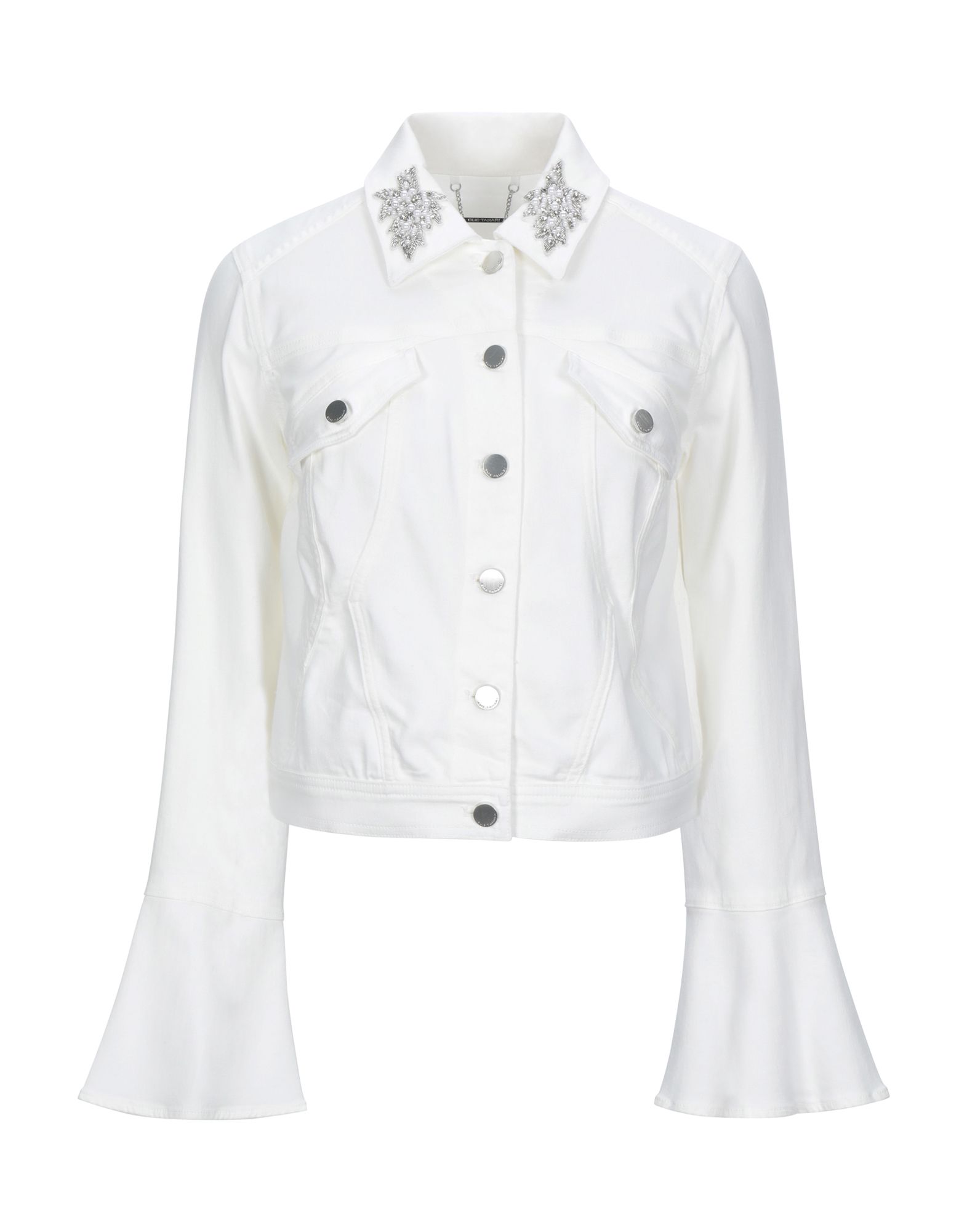 elie tahari jean jacket