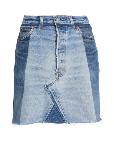 Click to view more detailed imagery on our partner's website Re/done With Levi's Denim Skirt In Blue