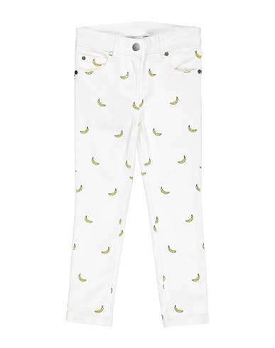 STELLA McCARTNEY KIDS Denim trousers White 98% Cotton, 2% Elastane, Polyurethane