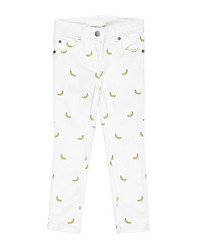 STELLA McCARTNEY KIDS Denim pants White 98% Cotton, 2% Elastane, Polyurethane