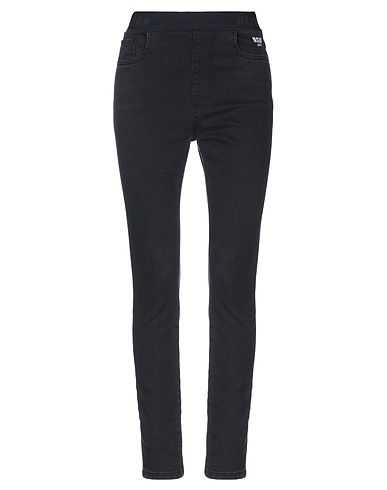 MSGM Denim pants Black 98% Cotton, 2% Elastane
