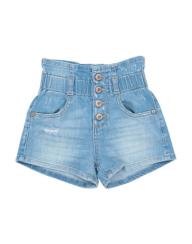 DIXIE Denim shorts Blue 98% Cotton, 2% Elastane