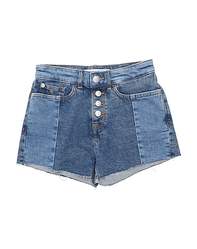 CALVIN KLEIN JEANS Shorts jeans Blu 98% Cotone, 2% Elastan