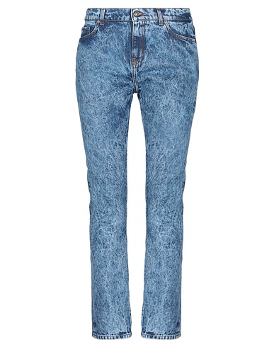 GAëLLE Paris Denim trousers Blue 100% Cotton