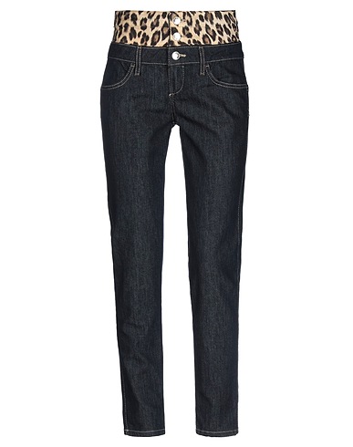 LIU •JO Denim trousers Blue 76% Cotton, 22% Polyester, 2% Elastane