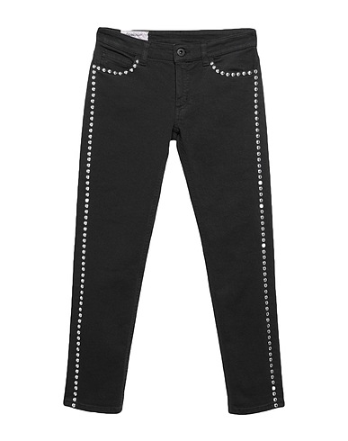 DONDUP Denim pants Black 98% Cotton, 2% Elastane