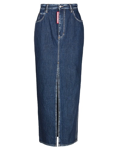 DSQUARED2 Denim skirt Blue 100% Cotton