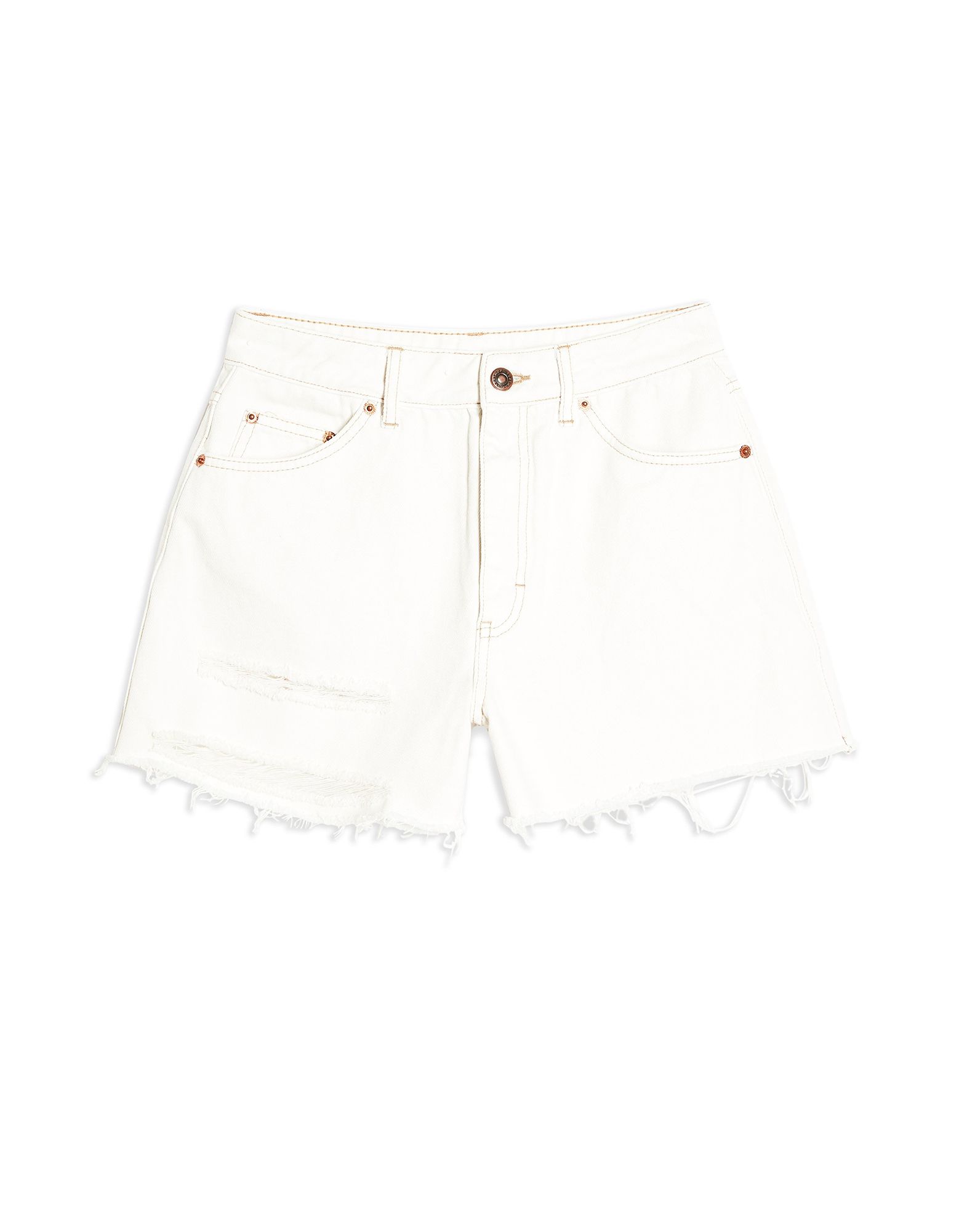 topshop white shorts
