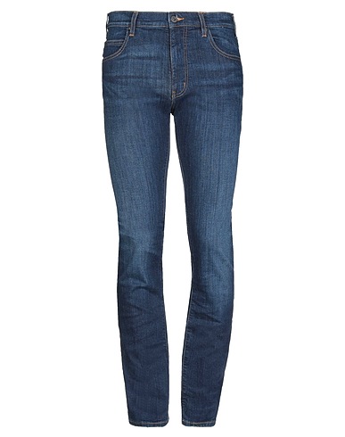 EMPORIO ARMANI Denim trousers Blue 98% Cotton, 2% Elastane