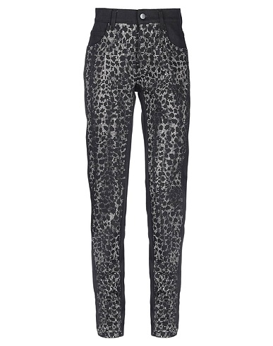 PHILOSOPHY di LORENZO SERAFINI Denim pants Black 100% Cotton