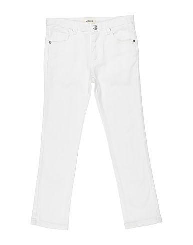VICOLO Pantaloni jeans Bianco 97% Cotone, 3% Elastan