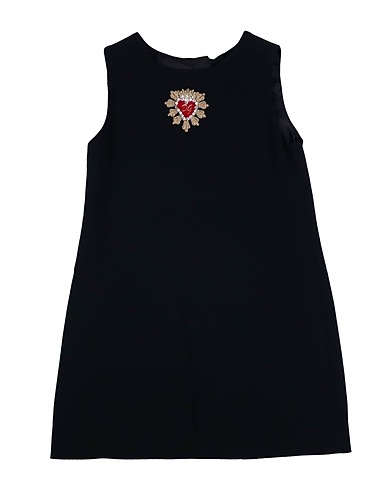 DOLCE&GABBANA Dress Black 51% Viscose, 46% Acetate, 3% Elastane, Polyester, Cotton