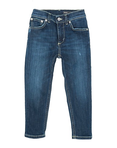 DONDUP Denim trousers Blue 92% Cotton, 6% Elastomultiester, 2% Elastane