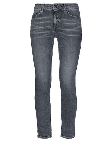 DONDUP Denim trousers Grey 92% Cotton, 6% Elastomultiester, 2% Elastane